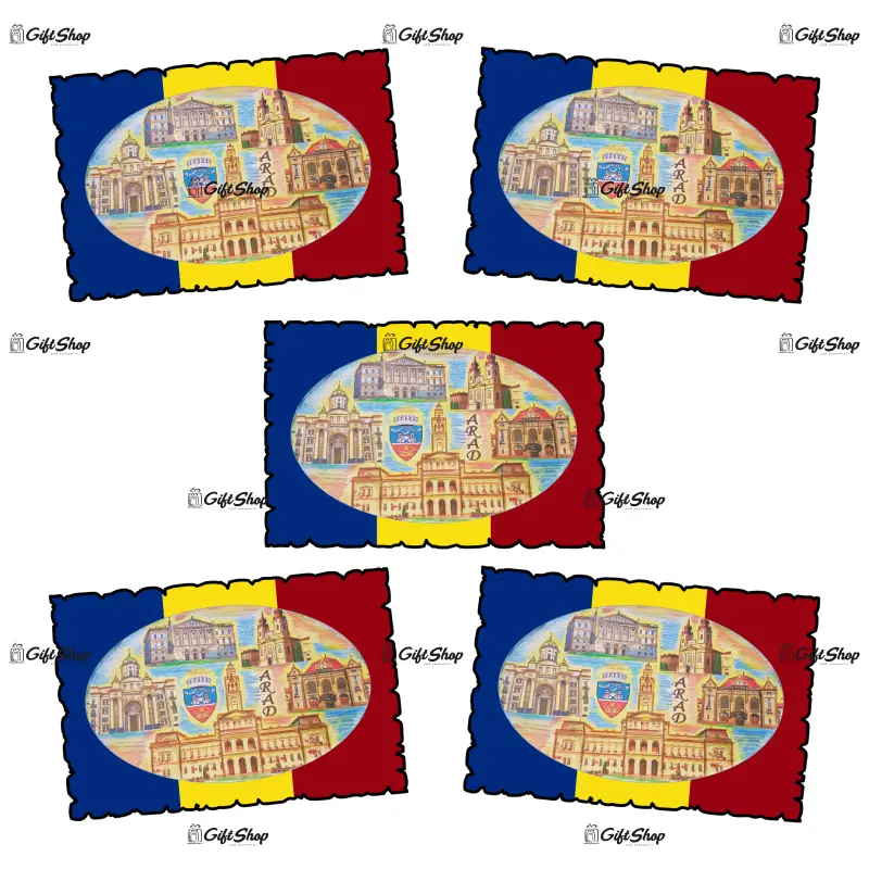Arad, romania, magnet frigider mgs004